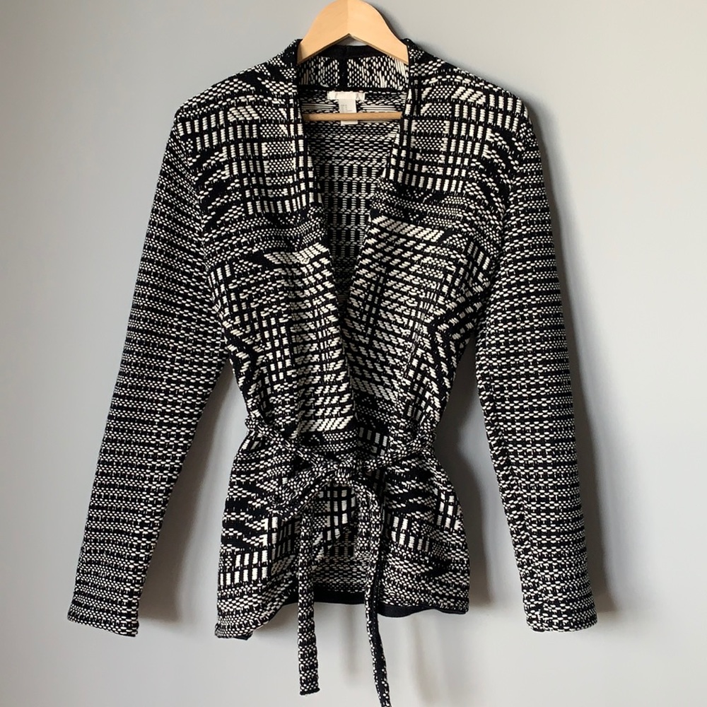 H&M // Tie Belt Coat